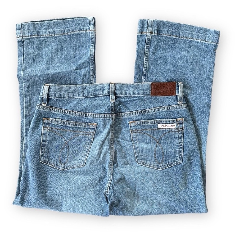 CALVIN KLIEN 90s Y2K Light Wash Cropped Capris - Picture 5 of 10